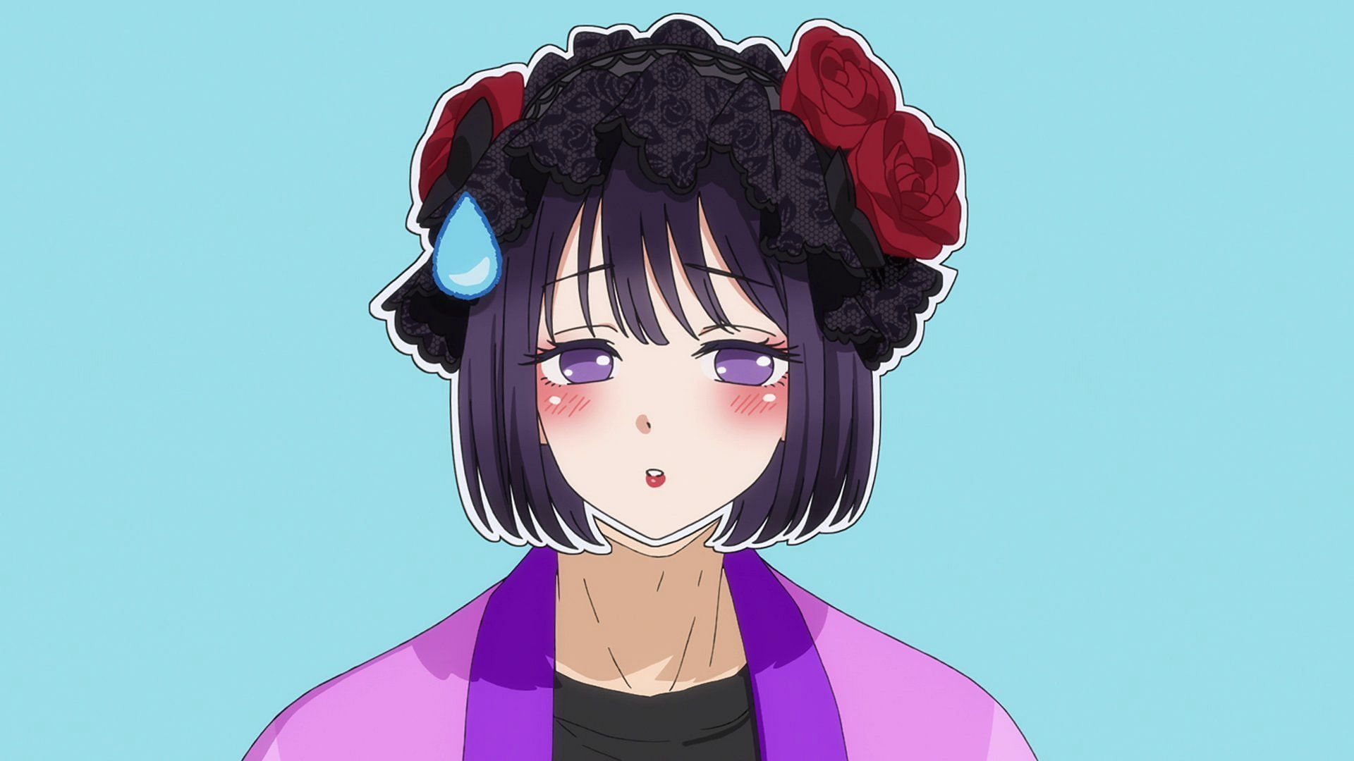 Gojo in a Shizuku-tan mask (Image via CloverWorks)